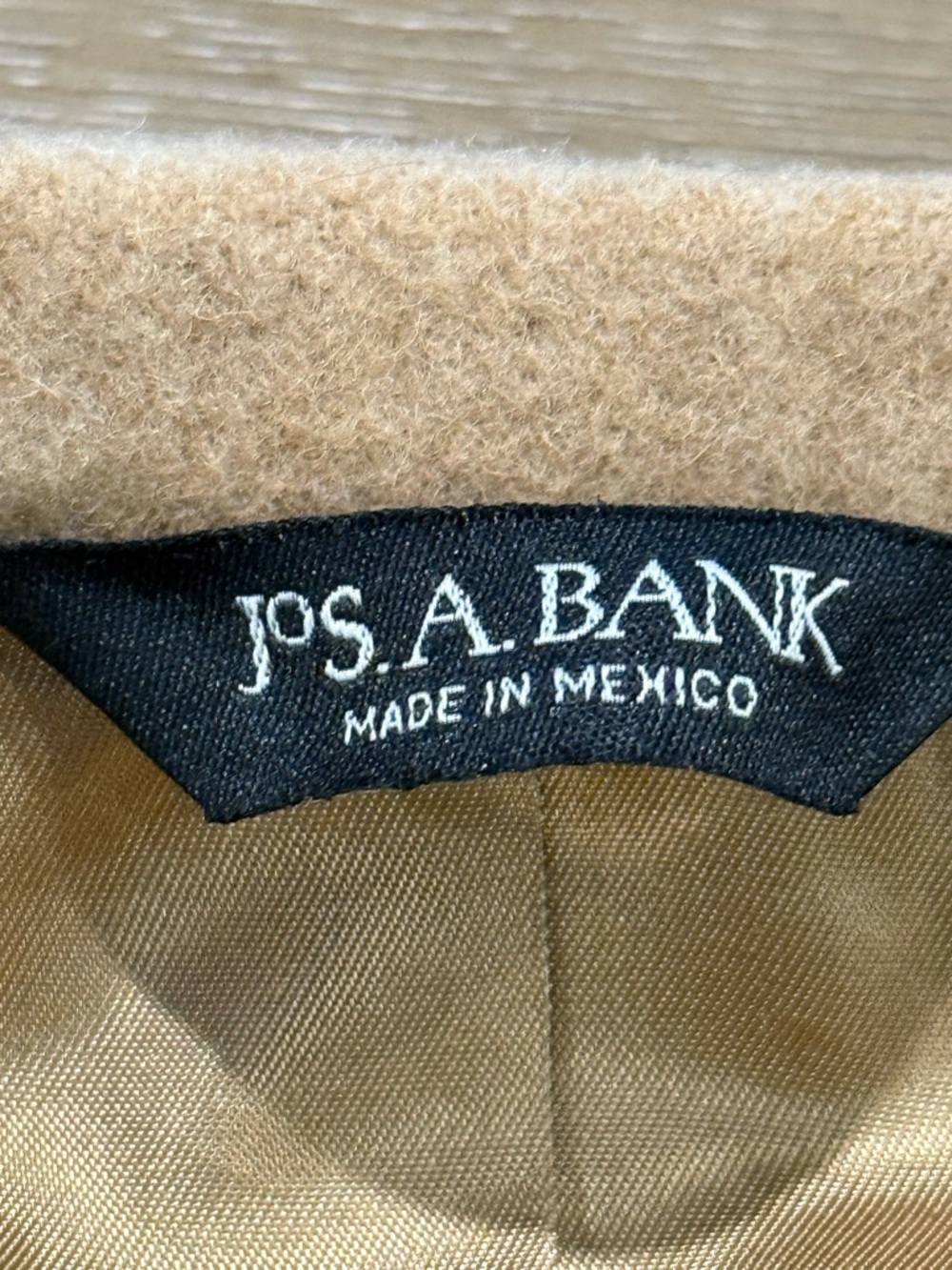 Jos A Bank 100% Camel Hair‎ Blazer Sport Coat 44R Gordon 2 Button Work Office - Picture 12 of 15
